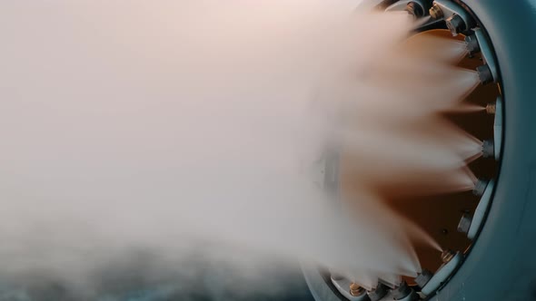 A Snow Cannon Sprays Water and Makes Snow alt