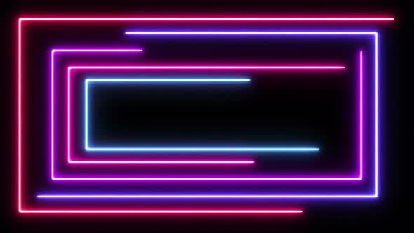 Colored Neon Lines