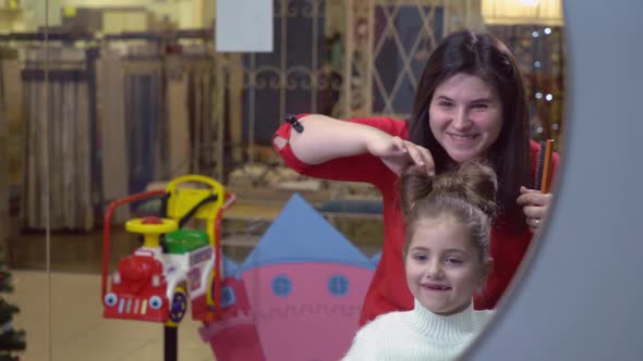 Happy Women in Barbershop alt