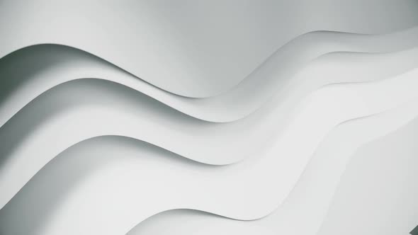 Simple Wavy Corporate White Background