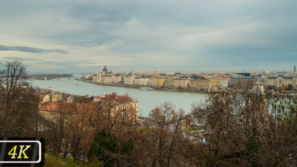 View from Buda Castle in Budapest alt