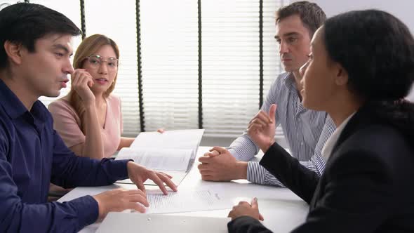 Commercial Agreement Deal Signed By Competent People of Several Ethnicities alt