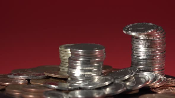 Coins Rotating 4K alt