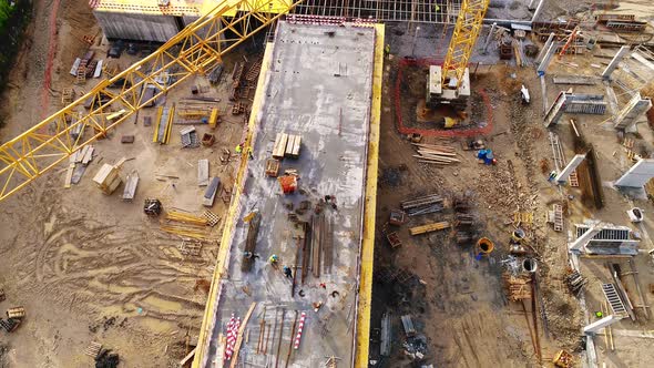 Aerial View of Construction Site alt