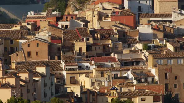 Old Houses in Mountain Village of Polop in Spain alt