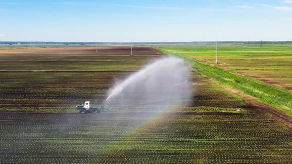 Irrigation System on Agricultural Land alt