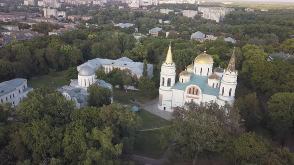 The Savior Transfiguration Cathedral Church in Chernihiv, Ukraine