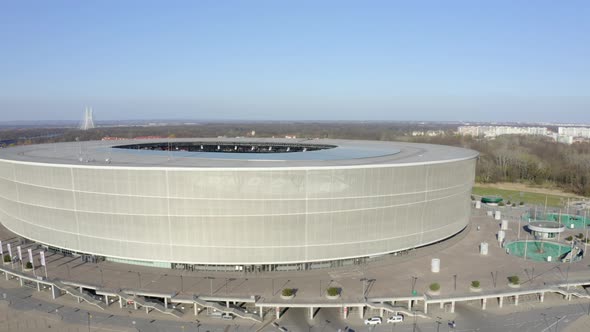 Football Stadium from above