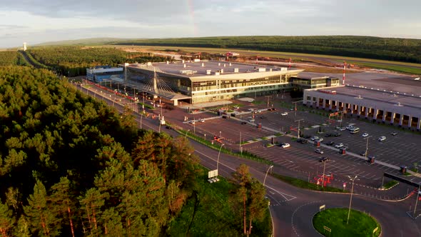 Krasnoyarsk airport aerial view_37
