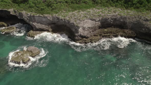 Coast Caribbean On A Drone