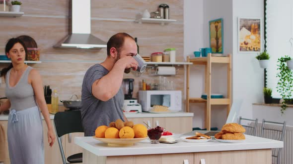 Couple Fighting in the Morning alt