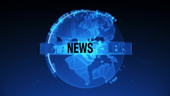 Digital World Map News Studio Background Loop N101 alt