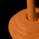Orange Paint Poured Onto Black Surface - VideoHive Item for Sale