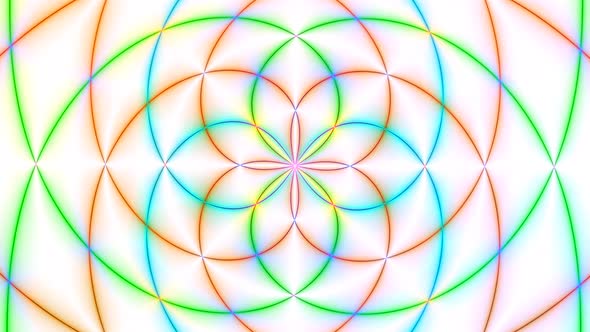 Glowing Hypnotic Animated White Background alt