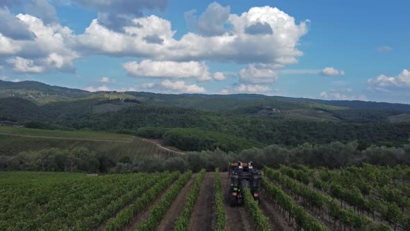 Italian Landscape In Tuscany, Italy