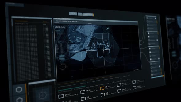 User Interface Of Video Surveillance Software Contains Graphic Animation alt