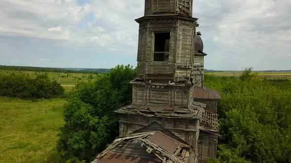 Abandoned Wooden Church