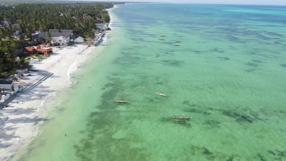 Ocean Landscape Near the Coast of Zanzibar Tanzania alt