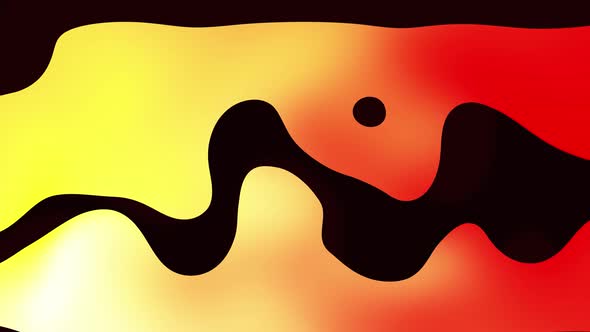 Abstract Gradient Colorful Smooth Wavy Background.4k Seamless Loop  Animation Video Footage alt