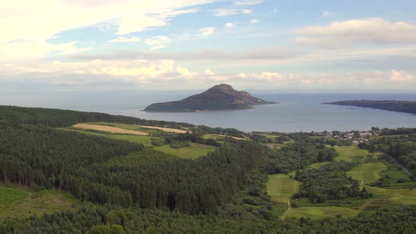 The Holy Isle in Scotland Which Is A Secluded Island In The Firth of Clyde alt