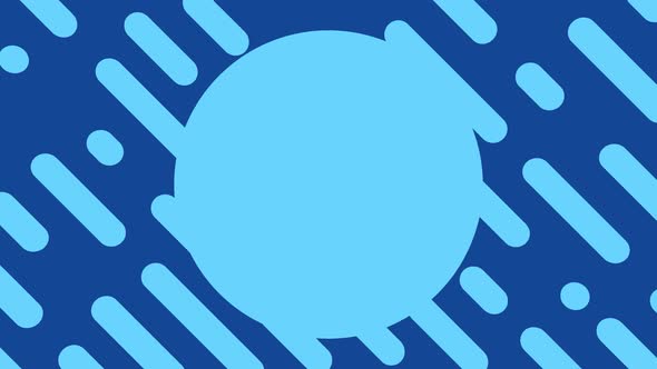 Geometric moving blue shapes alt