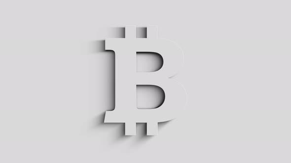 Bitcoin blockchain crypto currency symbol over hand alt
