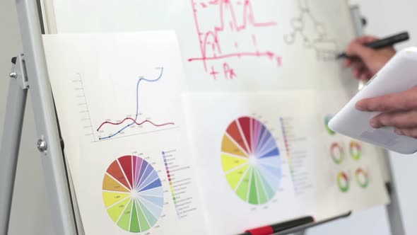 Business People are Discussing Growth of Income in the Company alt