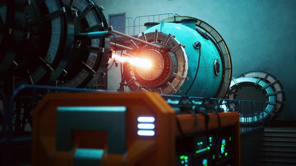 Conceptual High Tech Power Thermonuclear or Nuclear Reactor alt