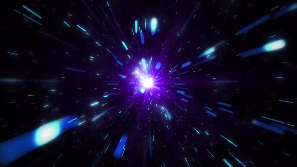 Into Space Speed Particles