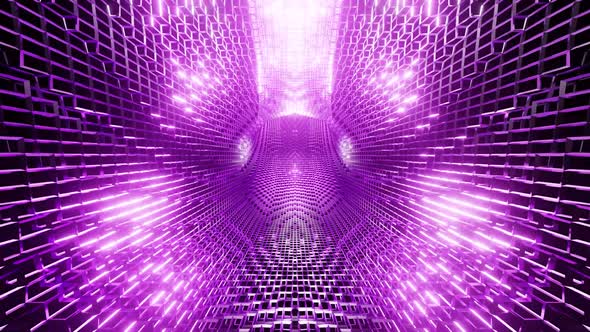 Violet Rotated Purple Net Vertical Tunnel Vj Loop Background 4K alt