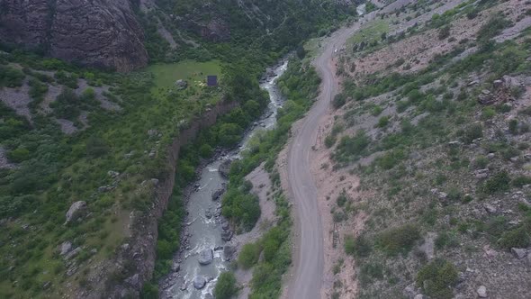 Summer Mountain River ( Kyrgyzstan ) alt