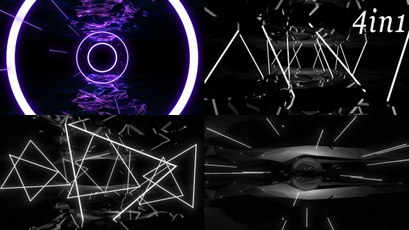 Pulsing Space - VJ Loop Pack (4in1) alt