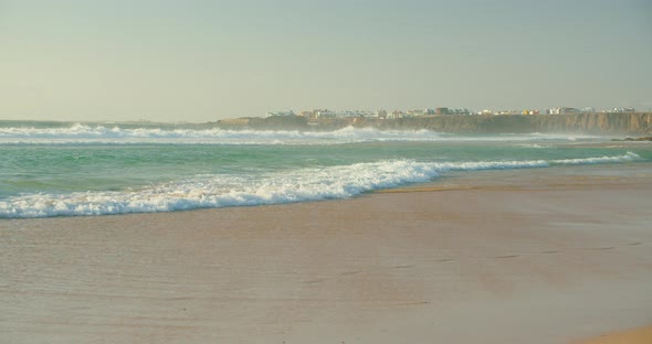 Sandy Coastline with Paradise Tropical Luxury Resort for Holiday Revealing Geologic Erosion of the alt