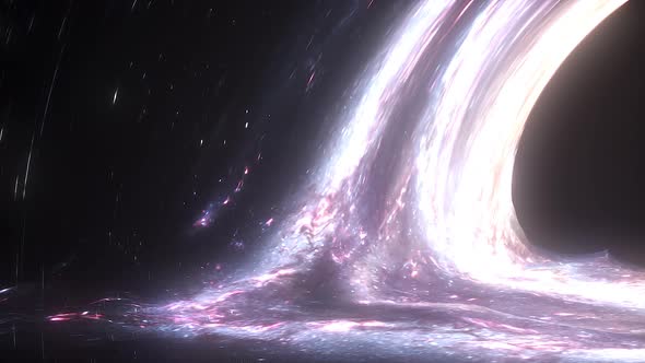 Black Hole Event Horizon Close Up Seamless Loop alt