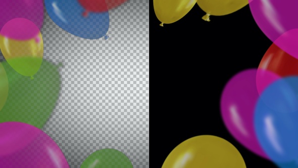 Balloons Frame and Transitions