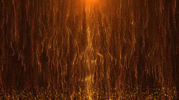 Gold Particles Turbulent Lines Loop alt