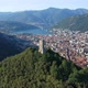 Baradello Castle Como City Lake Aerial View - VideoHive Item for Sale