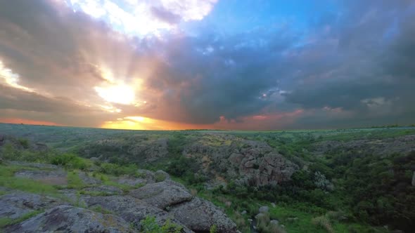 Sunset over the Canyon alt