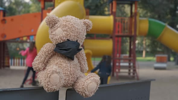 Abandoned toy in quarantine.  alt