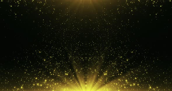 Particles Sparkling Background