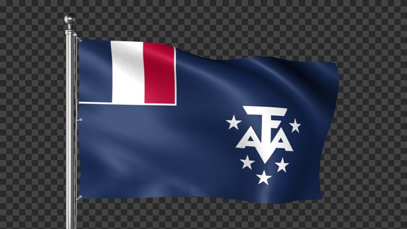 French Southern And Antarctic Lands Flag alt