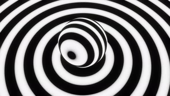 3d Hypnotic Ball on Illushion Background alt