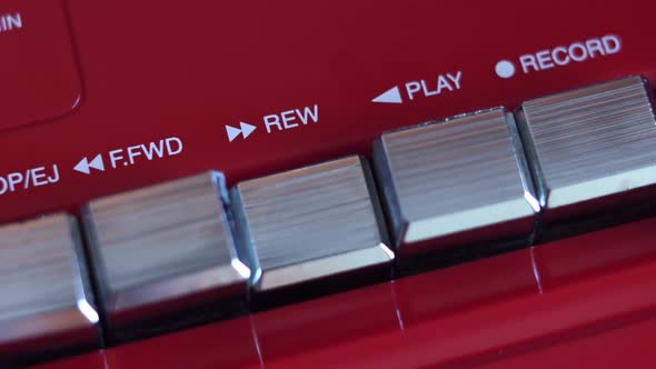 Rewind Button On Tape Recorder