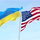 Ukraine vs United States flag waving 4k - VideoHive Item for Sale