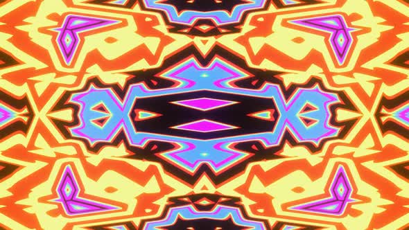 Abstract animation geometric loop pattern.