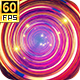 Neon Glowing Stars Tunnel 4k - 139