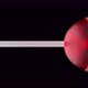 Isolated Large Red Rotating Lollipop Loop with Alpha Channel - VideoHive Item for Sale