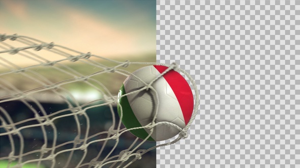 Soccer Ball Scoring Goal Day - Italy