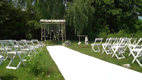 Beautiful outgoing wedding set up. Very beautiful and romantic exit ceremony. 