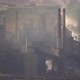 large amount of smoke and soot is emitted from the factory pipes of the metallurgical plant - VideoHive Item for Sale